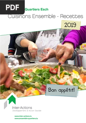 Cuisinons Ensemble - Recettes