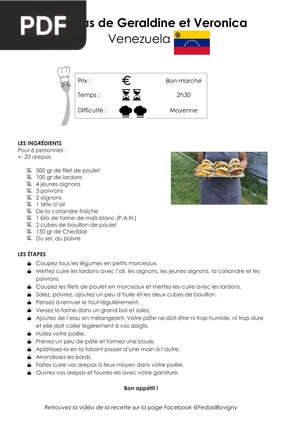 Les Arepas de Geraldine et Veronica