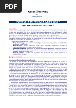 Quel est l’etat actuel de l’ocean ?