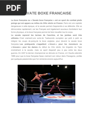 Savate boxe française
