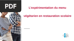 L’expérimentation du menu végétarien en restauration scolaire