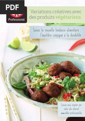 Variations créatives avec des produits végétariens