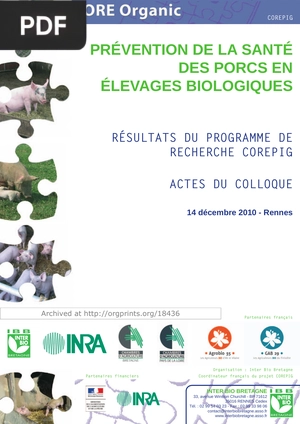 Prévention de la santé des porcs en élevages biologiques