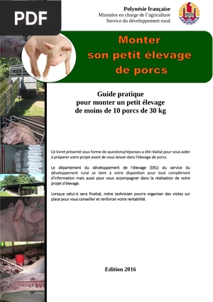 Guide technique élevage porcin