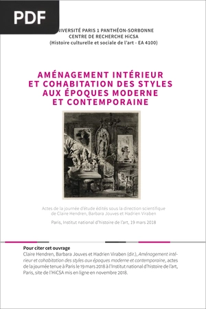 Aménagement intérieur et cohabitation des styles aux époques moderne et contemporaine