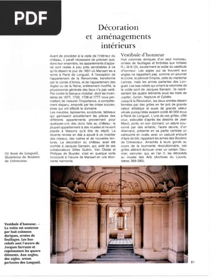 Décoration et aménagements intérieurs