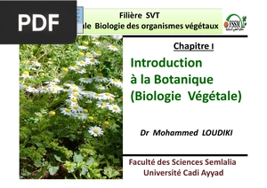 Introduction à la Botanique