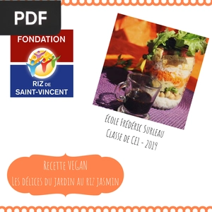 Les délices du jardin au riz jasmin