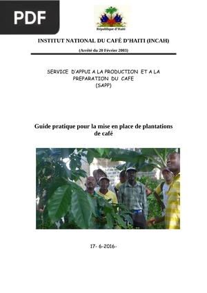 Guide pratique pour la mise en place de plantations de café