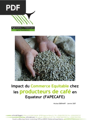 Impact du Commerce Equitable chez les producteurs de café en Equateur