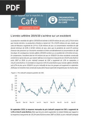 L'année caféière 2019/20 s'achève sur un excédent