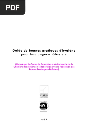 Guide de bonnes pratiques d'hygiène pour boulangers pâtissiers