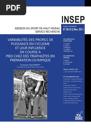 Variabilités des profils de puissance en cyclisme