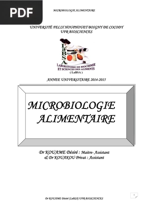 Microbiologie alimentaire