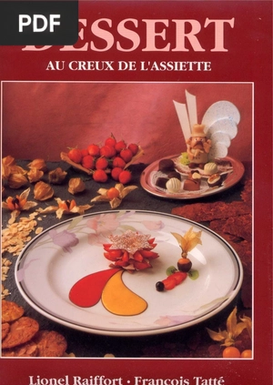 Dessert au creux de l'assiette