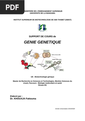 Biotechnologie génique