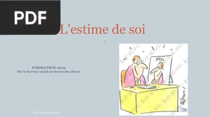 L’estime de soi
