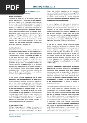 Le concept de nature à travers les âge