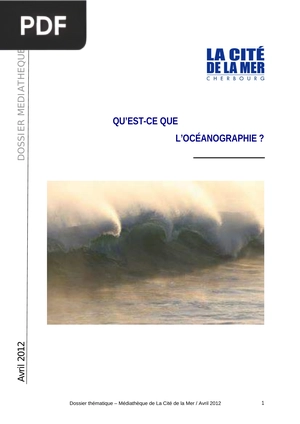Qu’est-ce que l’océanographie