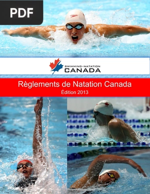Règlements de Natation Canada