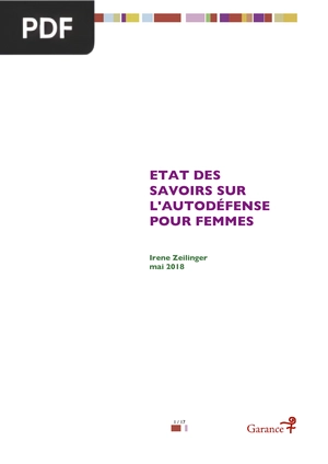 État des savoirs sur l'autodéfense pour femmes