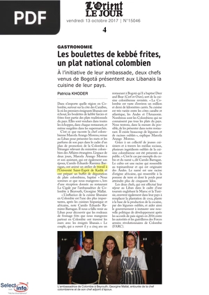 Les boulettes de kebbé frites, un plat national colombien