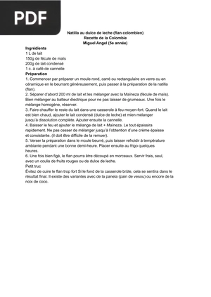 Les recettes sucrées préférées de l’école Saint-Mathieu