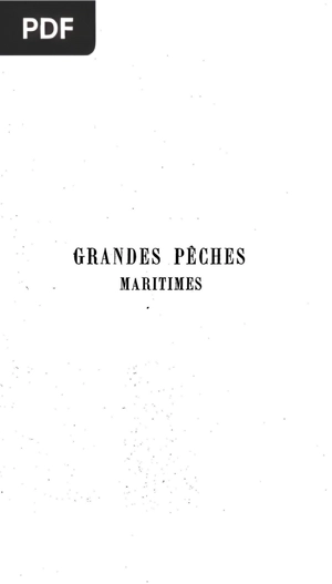 Grandes pêches maritimes
