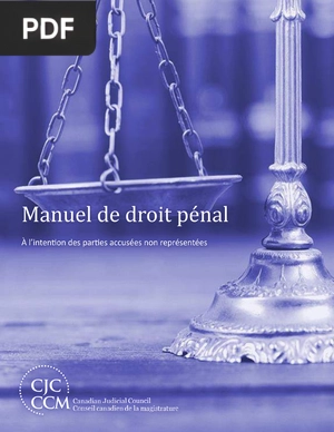 Manuel de droit pénal