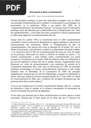 Droit pénal et droit constitutionnel