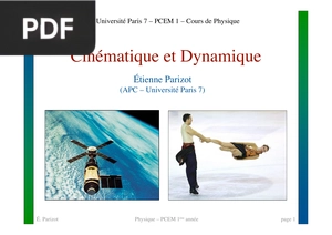 Cinématique et Dynamique