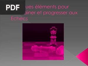 Quelques éléments pour s’entrainer et progresser aux échecs