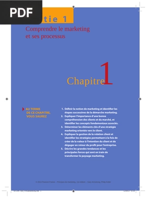 Comprendre le marketing et ses processus