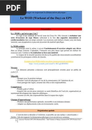 Bouger en respectant la distanciation physique