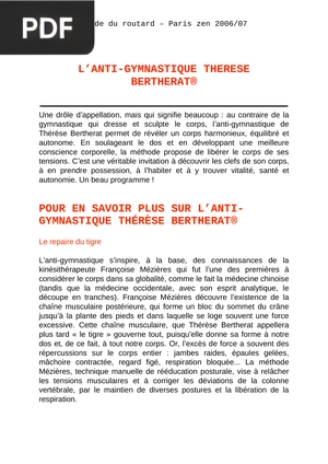 L’anti-Gymnastique