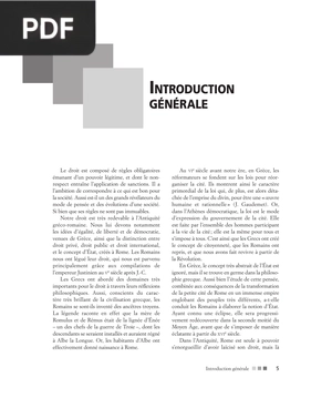 L'Héritage du droit romain