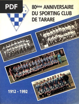Le sporting club de Tarare a 80 ans