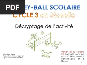 Volley-ball scolaire