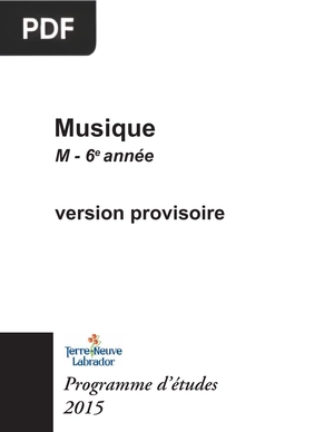 Musique 6e année