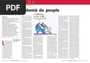 La volonté du peuple