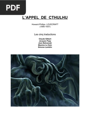 L’Appel de Cthulhu