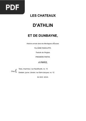 Les Châteaux d’Athlin et de Dunbayne