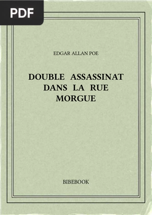 Double assassinat dans la rue Morgue
