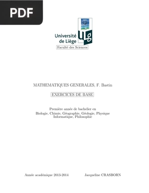 Mathématiques générales