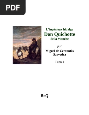 L'ingénieux Hidalgo Don Quichotte de la Manche, Tome I