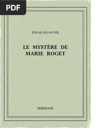 Le mystère de Marie Roget
