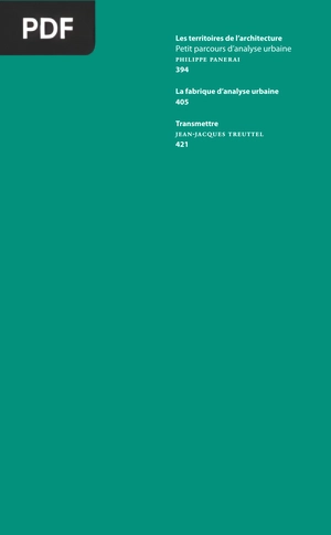 Les territoires de l'architecture