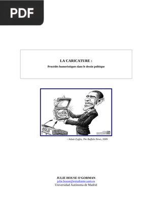 La caricature: procedes humoristiques dans le dessin politique