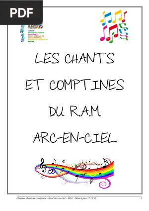 Les chants et comptines du RAM arc-en-ciel