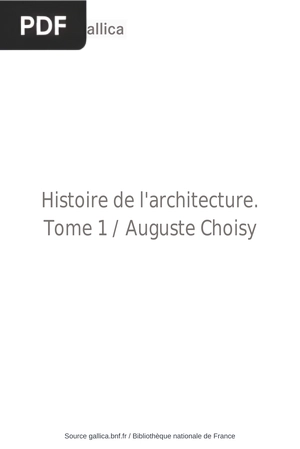Histoire de l'architecture
